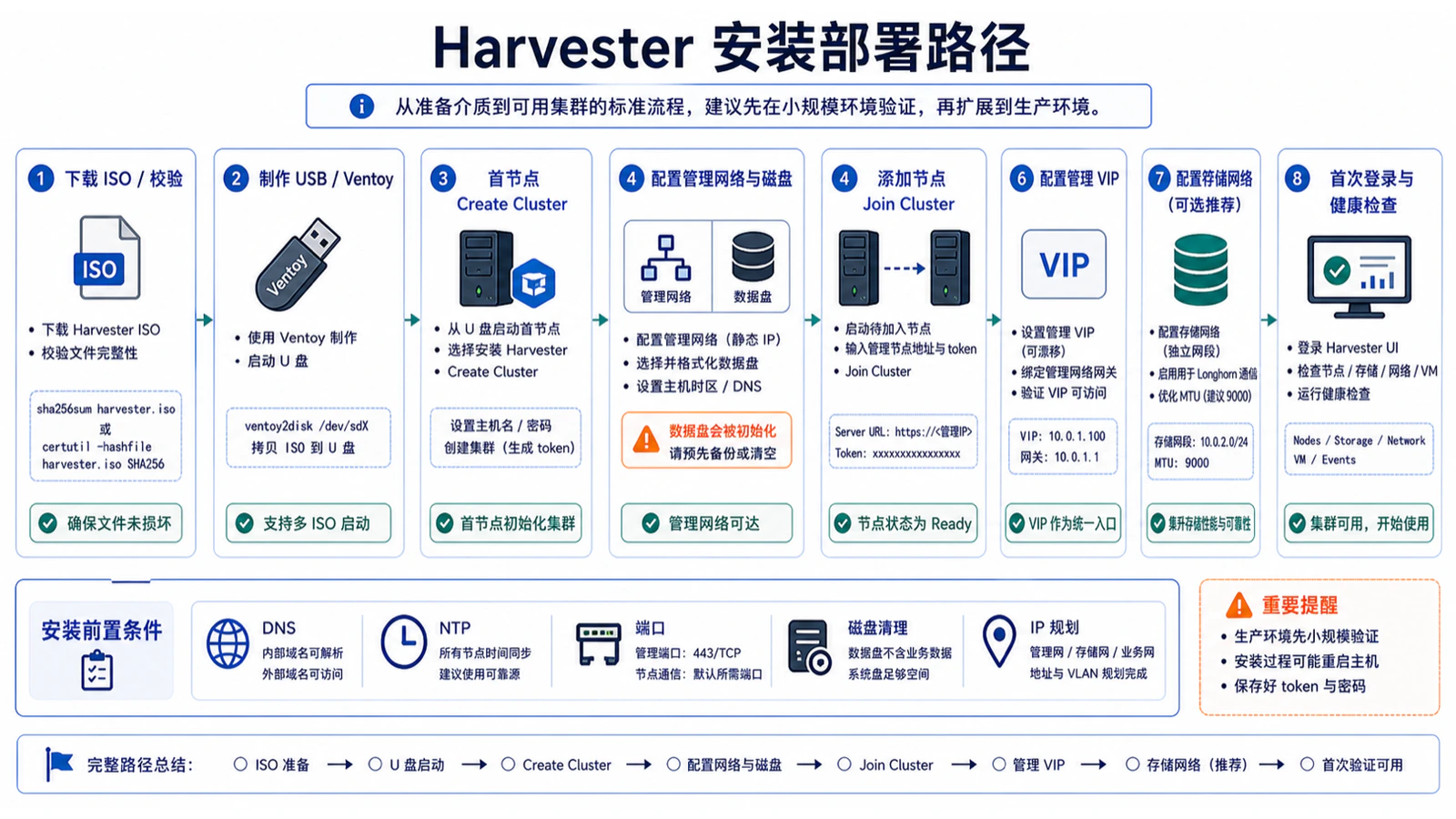 Harvester 安装部署路径