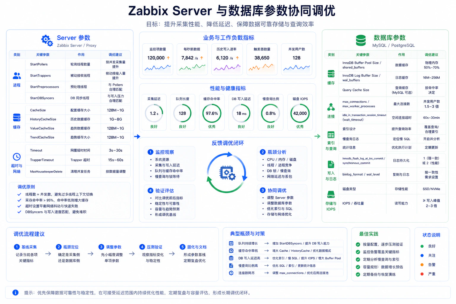 Zabbix Server 与数据库参数协同调优